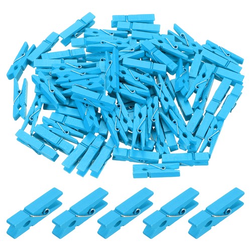 100pcs wooden clothespins 4 - wooden, 1.4