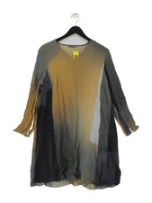 OSKA A-Line Midi Dress UK12 in