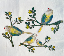 Hand Painted Metal Wall Art