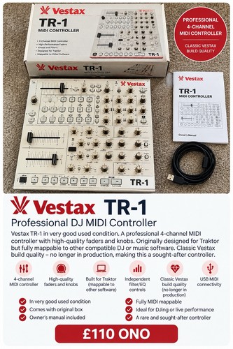Vestax professional al - tr-1, dj