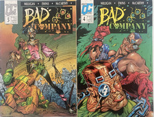 BAD COMPANY. NUMBER'S 4-5 (2 ISSUE 1989 LOT). QUALITY COMICS. BRET EWINS-ART.