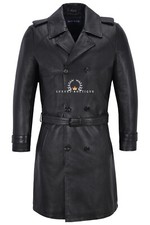 Mens Knee Length Leather