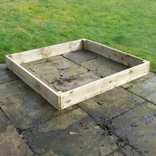 Wooden Raised Bed Planter With