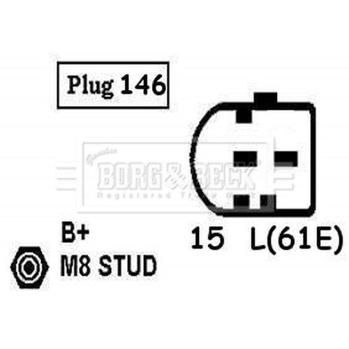 Alternator for bmw - alternator, 7