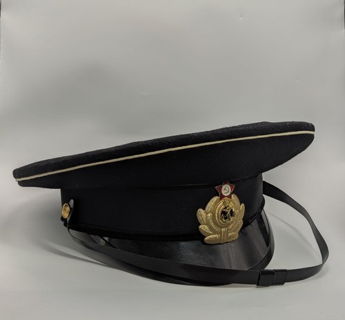 Ussr navy officer hat soviet - ussr,