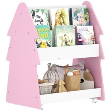 AIYAPLAY Double-Sided Bookcase