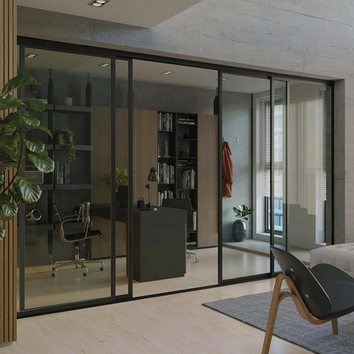 Glass room divider panel and - glass,