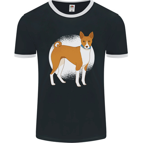 Basenji dog mens ringer - basenji,