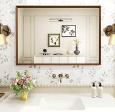 Brown Bathroom Mirror, 60x90cm