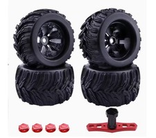 17mm HEX HobbyPark Pre-Glued 165mm x 96mm Wheels x4 UK Stock