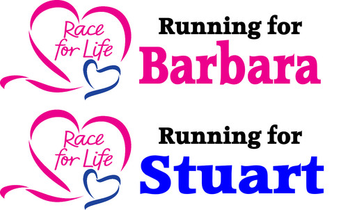 Race for life personalised - race,