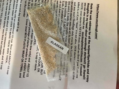 Alaskan sourdough starter - alaskan,
