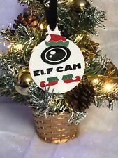 SANTA ELF CAM Christmas Tree Decoration watch if naughty or nice good or bad fun
