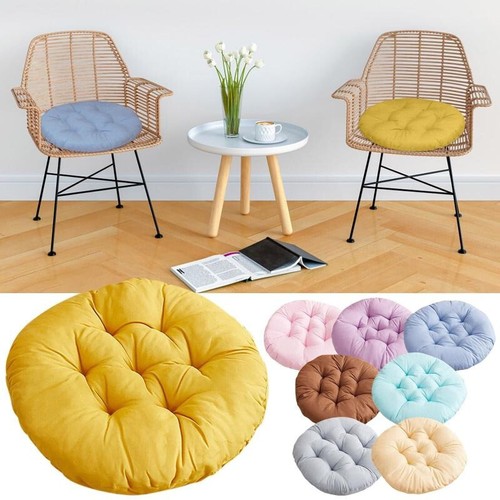 Solid round chair seat pad - round,