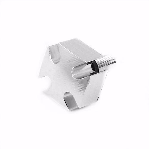 Chrome cross seat - chrome, bolt