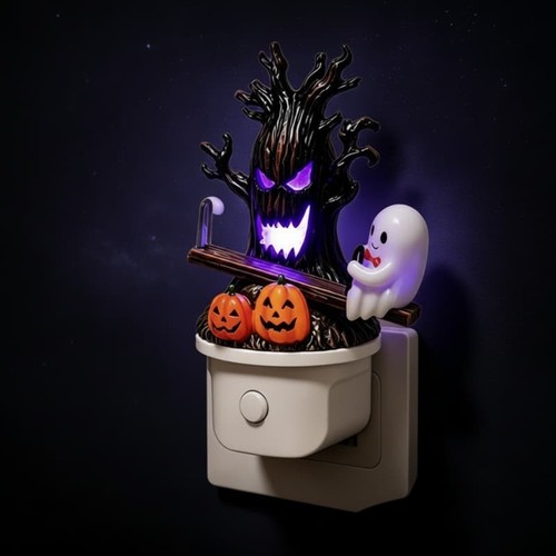 Night light with ghost - light,