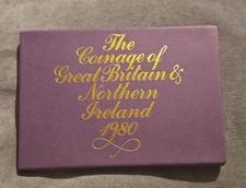 Coinage of Great Britain & Northern Ireland 1980 UK Coin Collection Proof Set