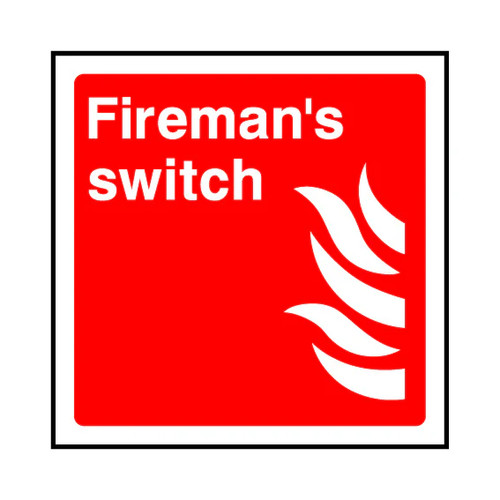 Fireman switch square fire - switch,