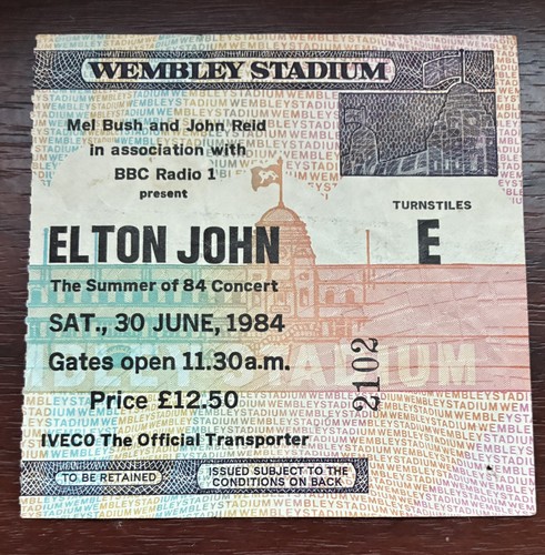 Elton john 1984 - elton, “