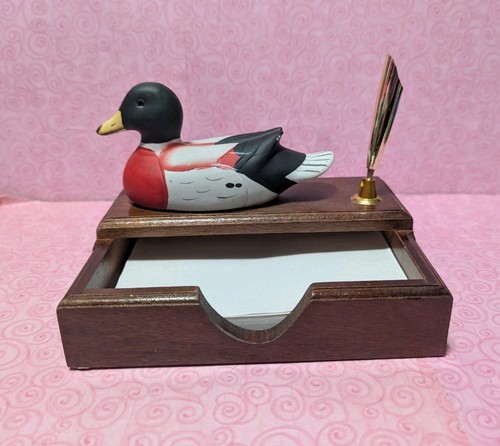 Vintage ceramic wood duck - ceramic,
