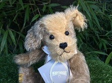 Merrythought Digby Dog 9" Golden Mohair - LAST ONE - BEAR SHOP