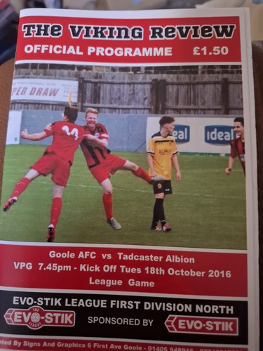 Goole afc tadcaster albion - v,