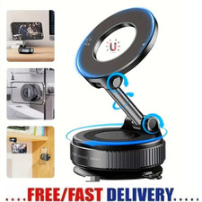 Vacuum Magnetic Suction Cup Car Phone Holder Stand Mount 360° Rotation