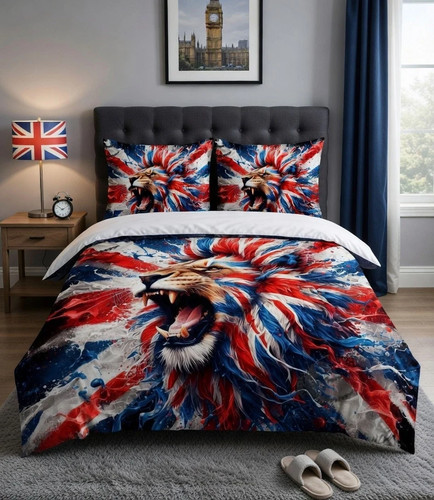 Print union jack duvet - print,