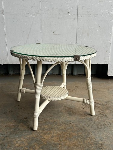 Lloyd loom occasional table - loom,