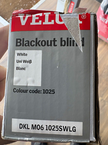 Velux blackout blind - blackout,