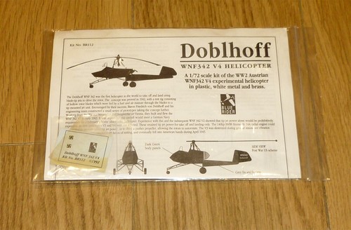 Blue rider scale doblhoff - blue, 1/72