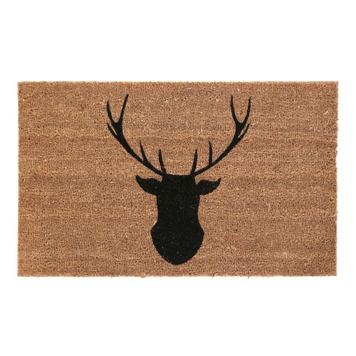 Natural coconut fiber door mat - coconut,