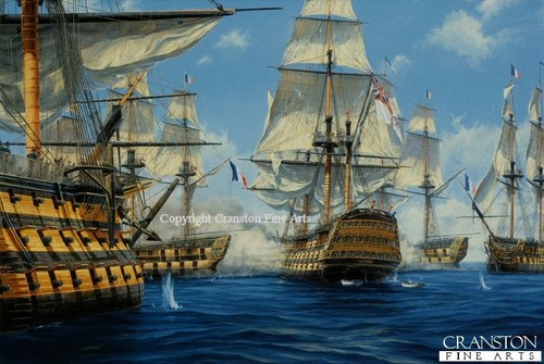 Naval art post card - naval,