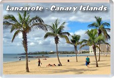Lanzarote - 96 x 67mm Jumbo Fridge Magnet Souvenir Gift Present Canary Islands