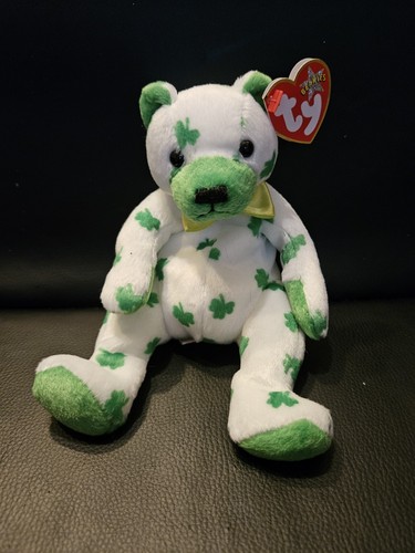Beanie baby clover bear irish - beanie,