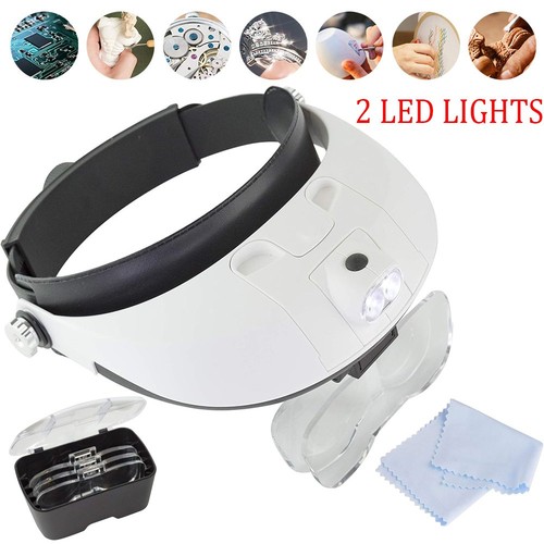 Magnifying glass headset - glass,