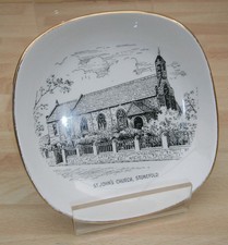 Vintage ST JOHN'S CHURCH STONEFOLD  Myott Trinket Dish - near ACRE Haslingden