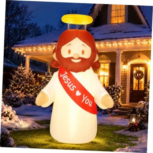 3ft inflatable jesus outdoor - jesus,