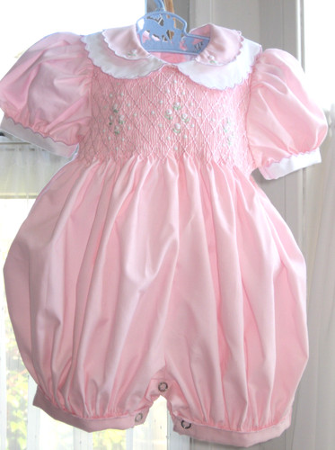 Baby girl smocked - baby,