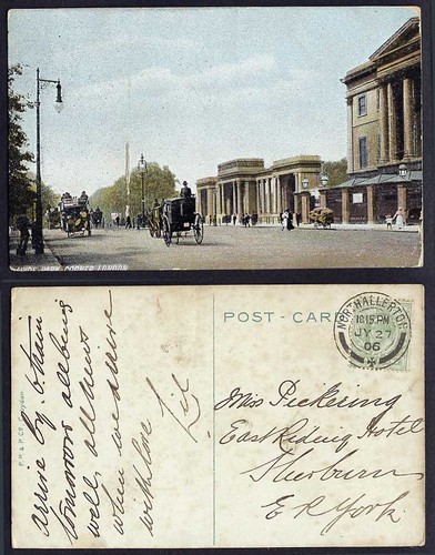 London 1906 old postcard - london,
