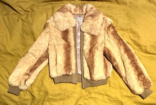 Vintage rabbit fur - rabbit, bomber