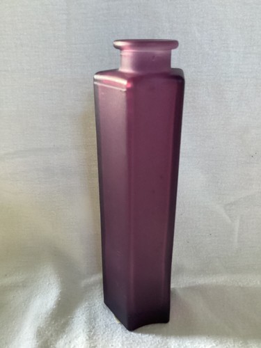 Curved purple ikea bottle vase - curved,