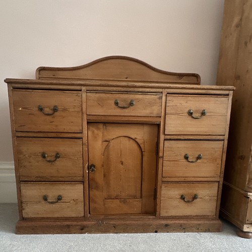 Antique pine sideboard with - ,