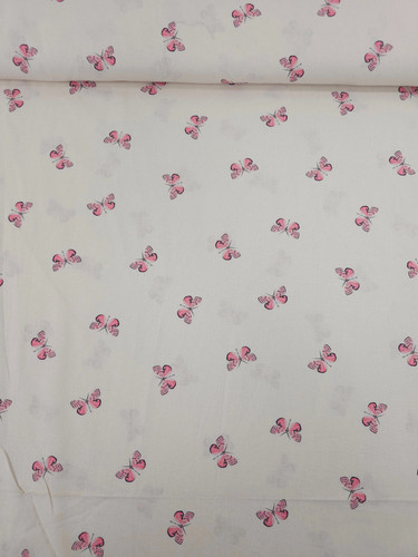 Pale pink butterflies 100 - pink, 100%
