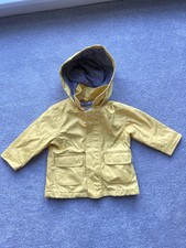 Cute Junior J By Jasper Conran Yellow Baby Raincoat Age 6-9 Months-Mark On Back