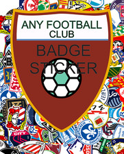 Any football team badge - football, vinyl