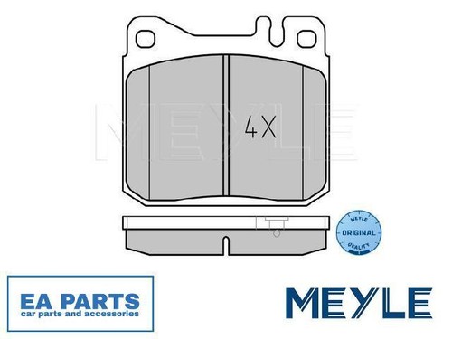 Brake pad set disc - pad, for