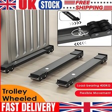 2PCS Heavy Duty Appliance Rollers Trolley Washing Machine Dryer Fridge Easy Move