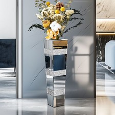 Tall standing silver floor - standing,