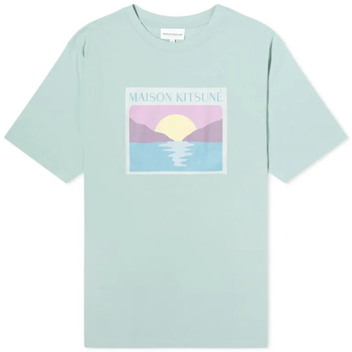 Maison kitsune sunset postcard - maison,